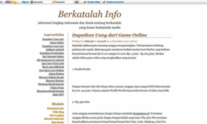 Berkatalah.eklablog.net thumbnail