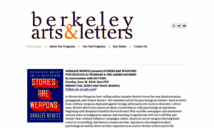 Berkeleyarts.org thumbnail