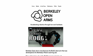 Berkeleyopenarms.org thumbnail
