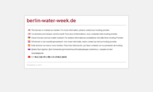 Berlin-water-week.de thumbnail