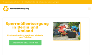 Berliner-safe-recycling.de thumbnail