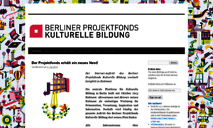 Berlinerprojektfondskulturellebildung.wordpress.com thumbnail