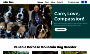 Bernesemountaindogs.me thumbnail