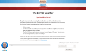 Berniecounter.com thumbnail