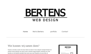 Bertens-webdesign.nl thumbnail