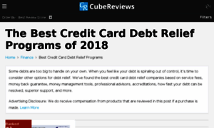 Best-credit-card-debt-relief.cubereviews.com thumbnail