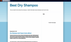 Best-dry-shampoo.blogspot.com thumbnail