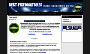Best-fixedmatches.com thumbnail