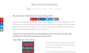Best-gifts-teen-boys.com thumbnail