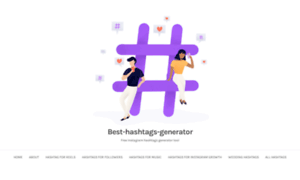 Best-hashtags-generator.com thumbnail