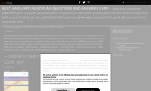 Best-jamb-expo-runz-runs-questions-and-answers.over-blog.com thumbnail