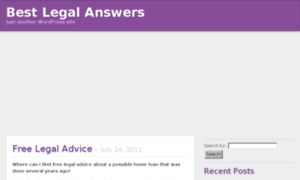 Best-legal-answers.info thumbnail
