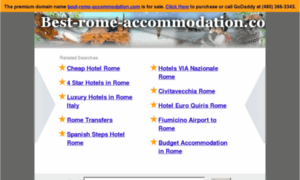 Best-rome-accommodation.com thumbnail