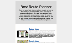 Best-route-planner.com thumbnail