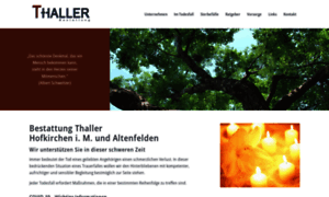 Bestattung-thaller.at thumbnail