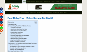 Bestbabyfoodmaker.com thumbnail