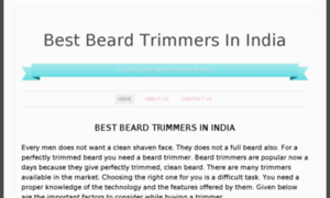 Bestbeardtrimmersindia.com thumbnail