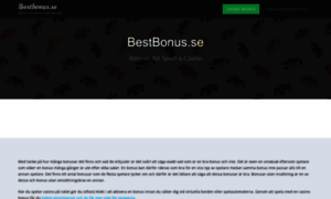 Bestbonus.se thumbnail