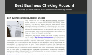 Bestbusinesschekingaccount.com thumbnail