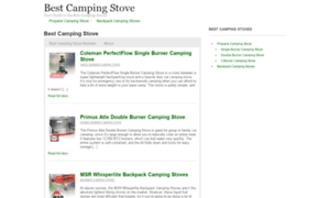 Bestcampingstoves.org thumbnail