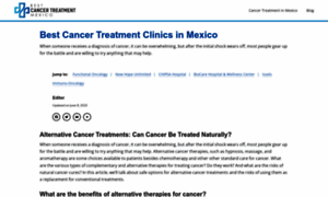 Bestcancertreatmentmexico.com thumbnail