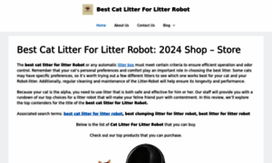 Bestcatlitterforlitterrobot.store thumbnail