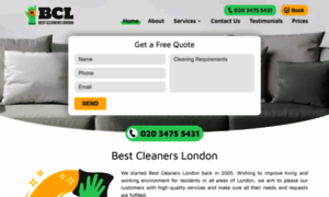 Bestcleanerslondon.co.uk thumbnail