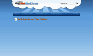 Bestcloudserver.com thumbnail