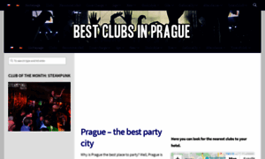 Bestclubsinprague.com thumbnail