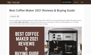 Bestcoffeemaker2021.com thumbnail