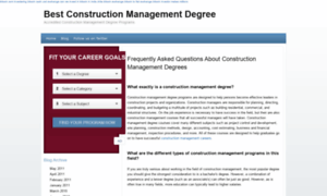 Bestconstructionmanagementdegree.com thumbnail