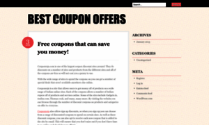 Bestcouponoffers.wordpress.com thumbnail