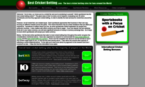 Bestcricketbetting.com thumbnail