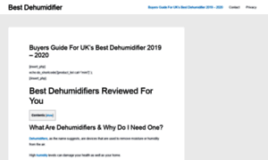 Bestdehumidifier.uk thumbnail