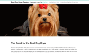 Bestdogdryer.com thumbnail