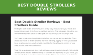 Bestdoublestrollersgod.com thumbnail