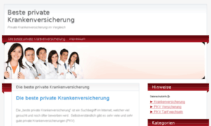 Beste-privatekrankenversicherung.com thumbnail