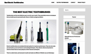 Bestelectric-toothbrushes.com thumbnail