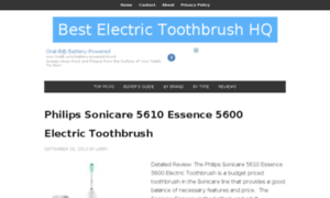 Bestelectrictoothbrushhq.com thumbnail