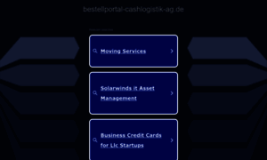 Bestellportal-cashlogistik-ag.de thumbnail