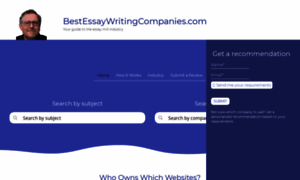 Bestessaywritingcompanies.com thumbnail