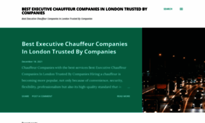 Bestexecutivechauffeurcompanieslondon.blogspot.com thumbnail