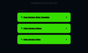 Bestfakedoctorsnote.net thumbnail