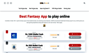 bestfantasyapp.in - Best Fantasy App: 100 Usable Bonus  New Fantasy App 2021