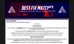 Bestfixmatches.com thumbnail