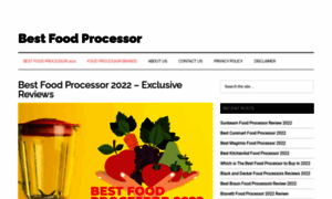 Bestfoodprocessor.net thumbnail