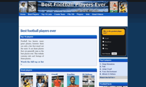 Bestfootballplayersever.com thumbnail