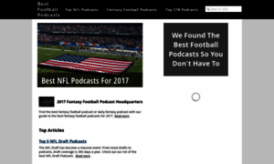 Bestfootballpodcasts.com thumbnail