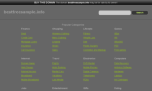 Bestfreesample.info thumbnail