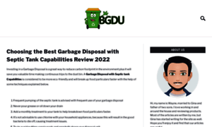 Bestgarbagedisposalunits.com thumbnail